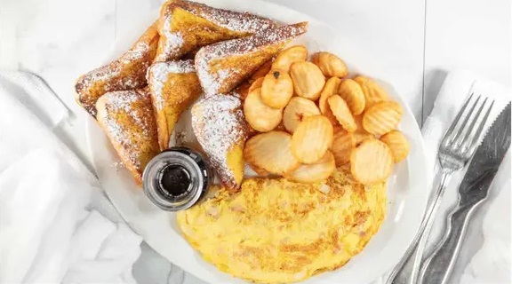 French Toast with Omelette
